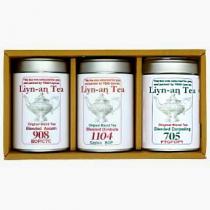 箱入ギフト 3缶 リーフティー　アッサム　ディンブラ　ダージリン